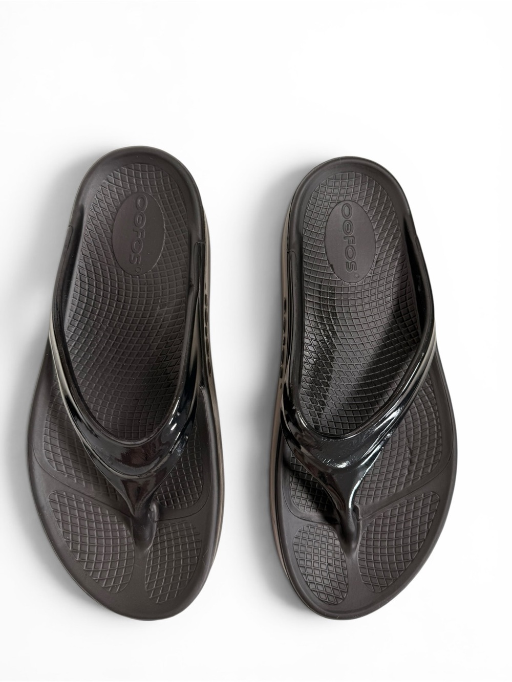 OOFOS OOriginal Sport Recovery Flip Flops Black Women's 8 EU 39 Sandals